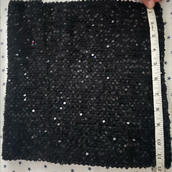 Bandeau sparkly sequin tube top/ skirt size M - Picture 5 of 5